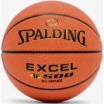 Мяч баск. SPALDING TF 500 Excel р.7, TF-500, композит. кожа (ПУ), коричнево-черный