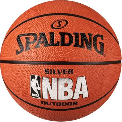 Мяч баскетбольный «SPALDING NBA Silver Series Outdoor» арт.83-014Z, размер 5.