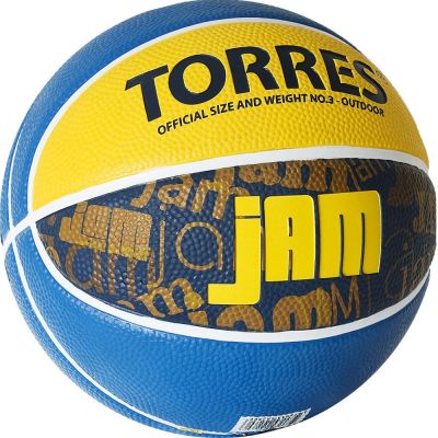 Мяч баскетбольный «TORRES Jam» арт.B02043, размер 3.