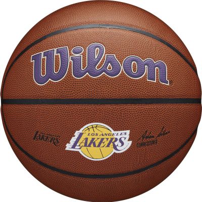 Мяч баскетбольный WILSON NBA LA Lakers, арт.WTB3100XBLAL, размер 7.