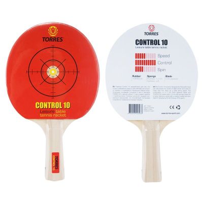 Ракетка для наст. тенниса TORRES Control 10, арт.TT0001, накладка 1,5 мм.