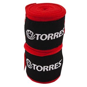 Бинт боксерский эластичный «TORRES» арт.PRL62017R, дл. 3,5 м, шир. 5,5 см, 1 пара, красный