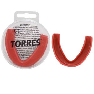 Капа боксерская «TORRES» арт. PRL1023RD, термопластичная, евростандарт CE approved, красный