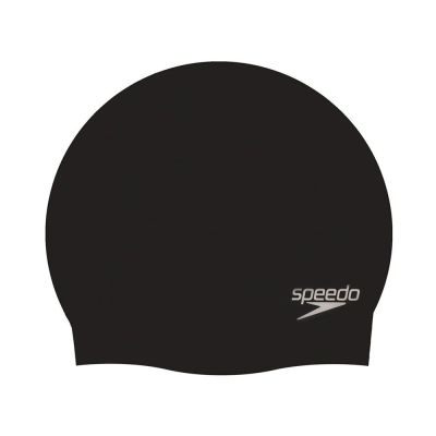 Шапочка для плав. «SPEEDO Plain Molded Silicone Cap», арт.8-709849097, ЧЕРНЫЙ, силикон
