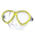 Маска для плав. «Salvas Change Mask», артCA195C2TGSTH, закален.стекло, Silflex, р. Senior, желтый