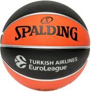 Мяч баск. SPALDING Euroleague TF-150 84507Z_6, р.6, резина, коричнево-черный