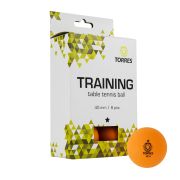 Мяч для наст. тенниса TORRES Training 1*, арт. TT21015, упаковке 6 шт.